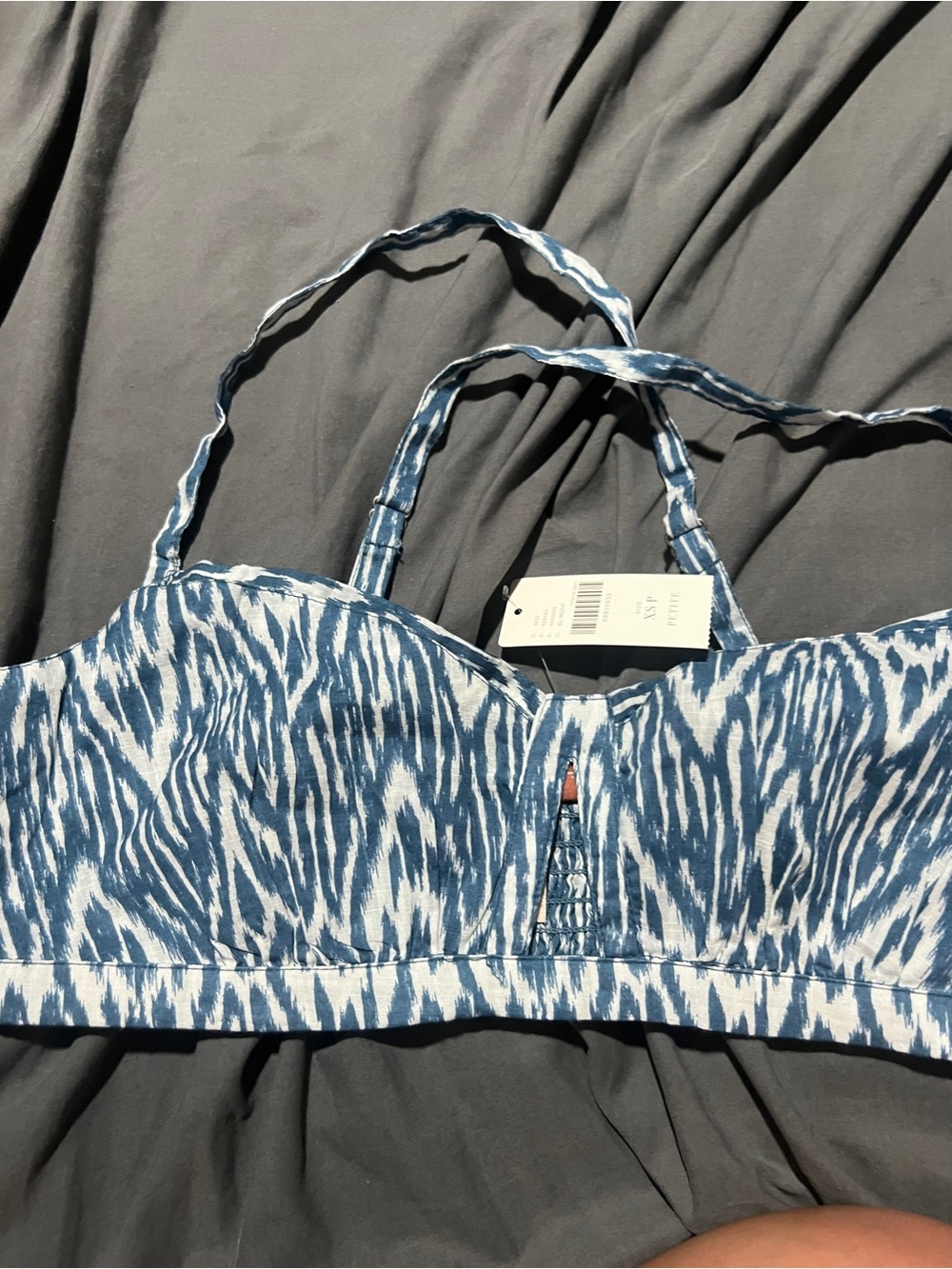 NWT! Anthropologie Pilcro Printed Surf Bra Top sz XSP - Picture 10 of 11